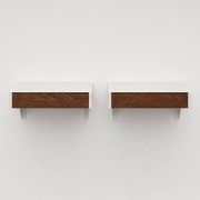 Set of 2 DD01 Bergeijk wall systems/bedside tables by Martin Visser for Spectrum from the 1960s