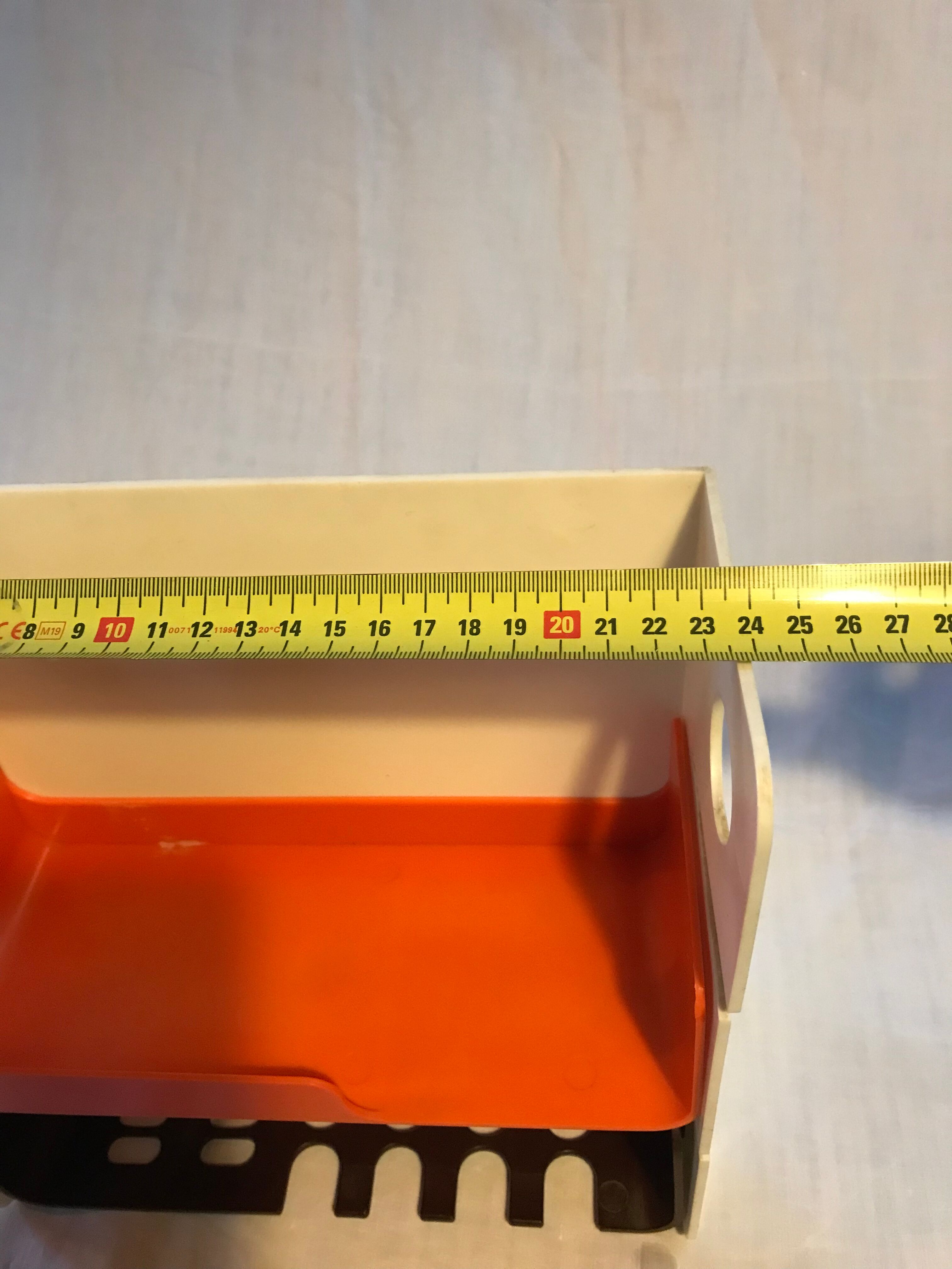 Modular bathroom shelf in plastic 70's