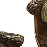 Complete living room Italian Louis XV style sofa armchair chair