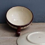 Tea service, coffee, faience de Longchamp, 50s