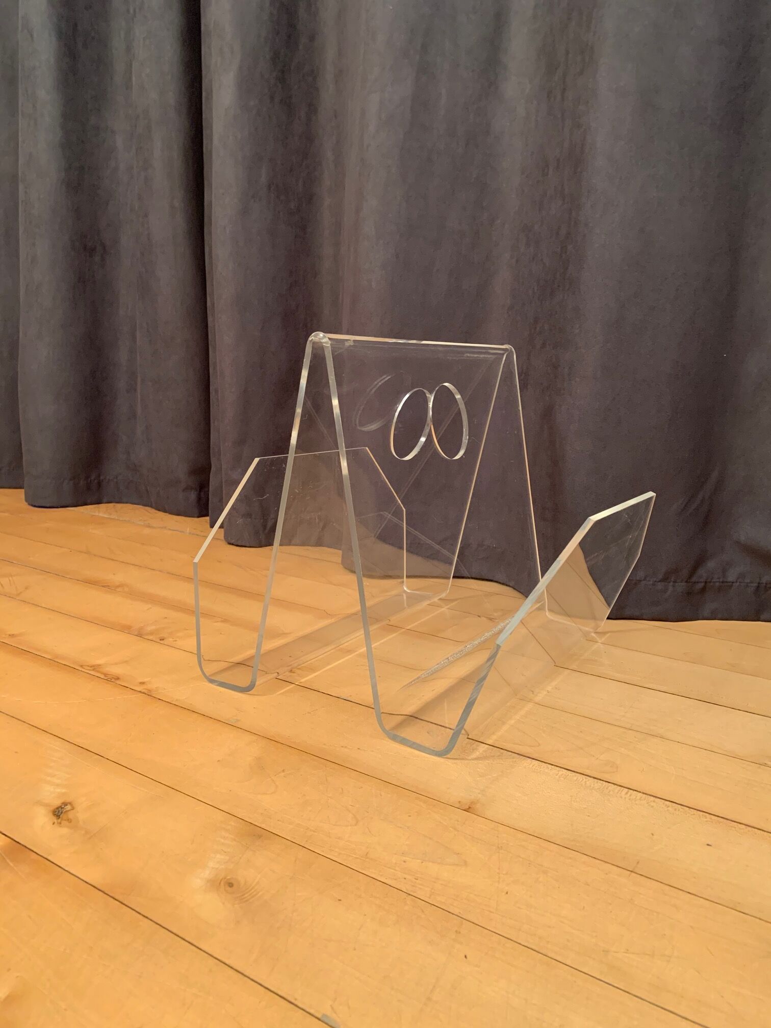 Lucite newspaper magazine, 1970s