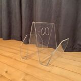 Lucite newspaper magazine, 1970s