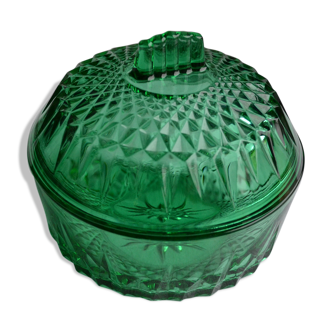Bonbonnière en verre vintage