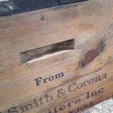 Smith-Corona wooden crate