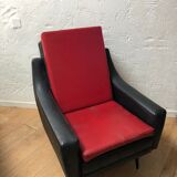 Armchair in leatherette 50s 60s