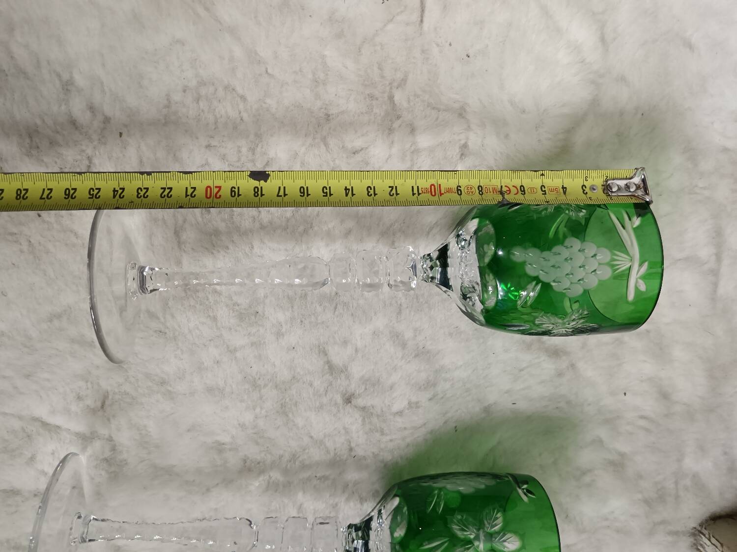 Lot de 4 verres cristal.