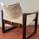 Safari armchair by Karin Mobring for IKEA 1970s in wood and canvas