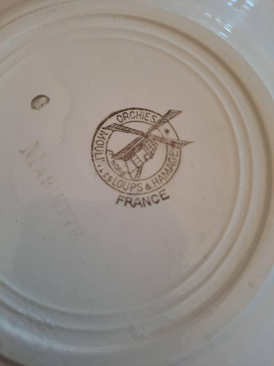 Antique dessert plates