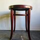 Antique Trieste Bentwood Stool 1920s Österreich Beech Wood Thonet St