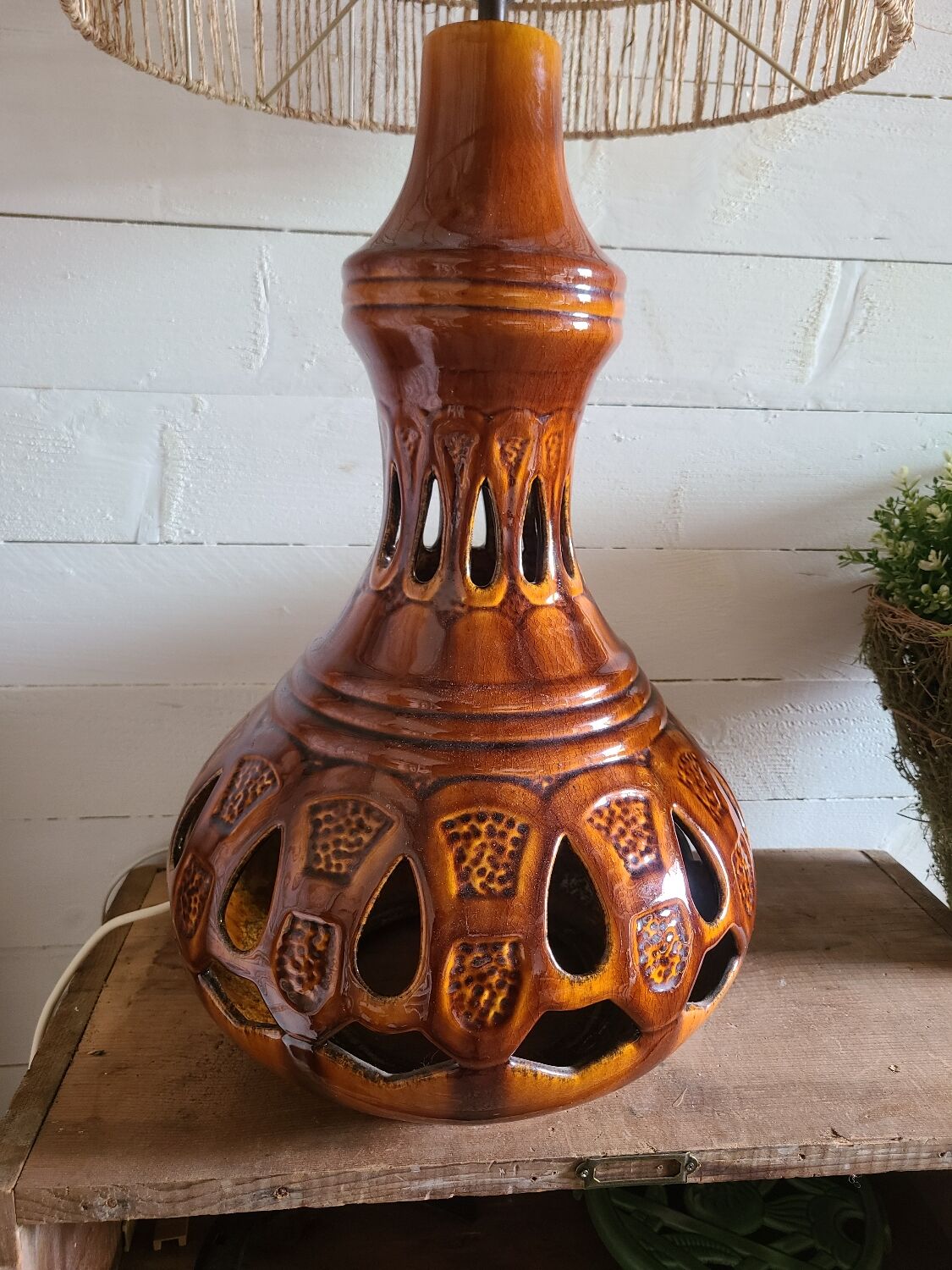 Vintage ceramic lamp