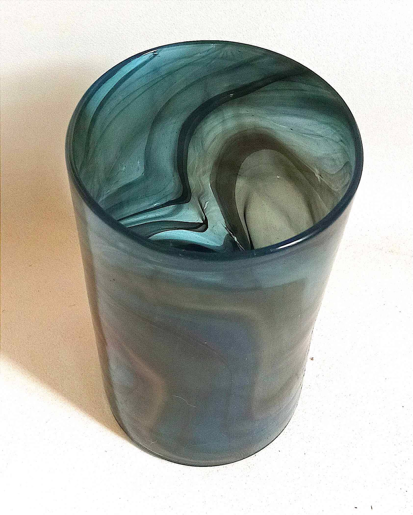 Maure-Vieil glass vase from the 70s Height 24.5 cm