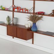 Système de rayonnage modulaire Royal, Poul Cadovius pour CADO, années 1960.