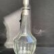 Liqueur carafe cut crystal and hallmarked silver Head of Minerva