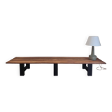 large pine bench - 1950s