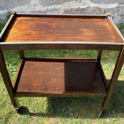 Serving trolley, rolling table, stamped ElloRolls from the 60s/70s