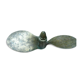 Hélice de bateau bipale en bronze