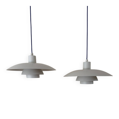 Ensemble vintage de 2 lampes PH4/3 Louis Poulsen - Poul Henningsen - lampe PH4