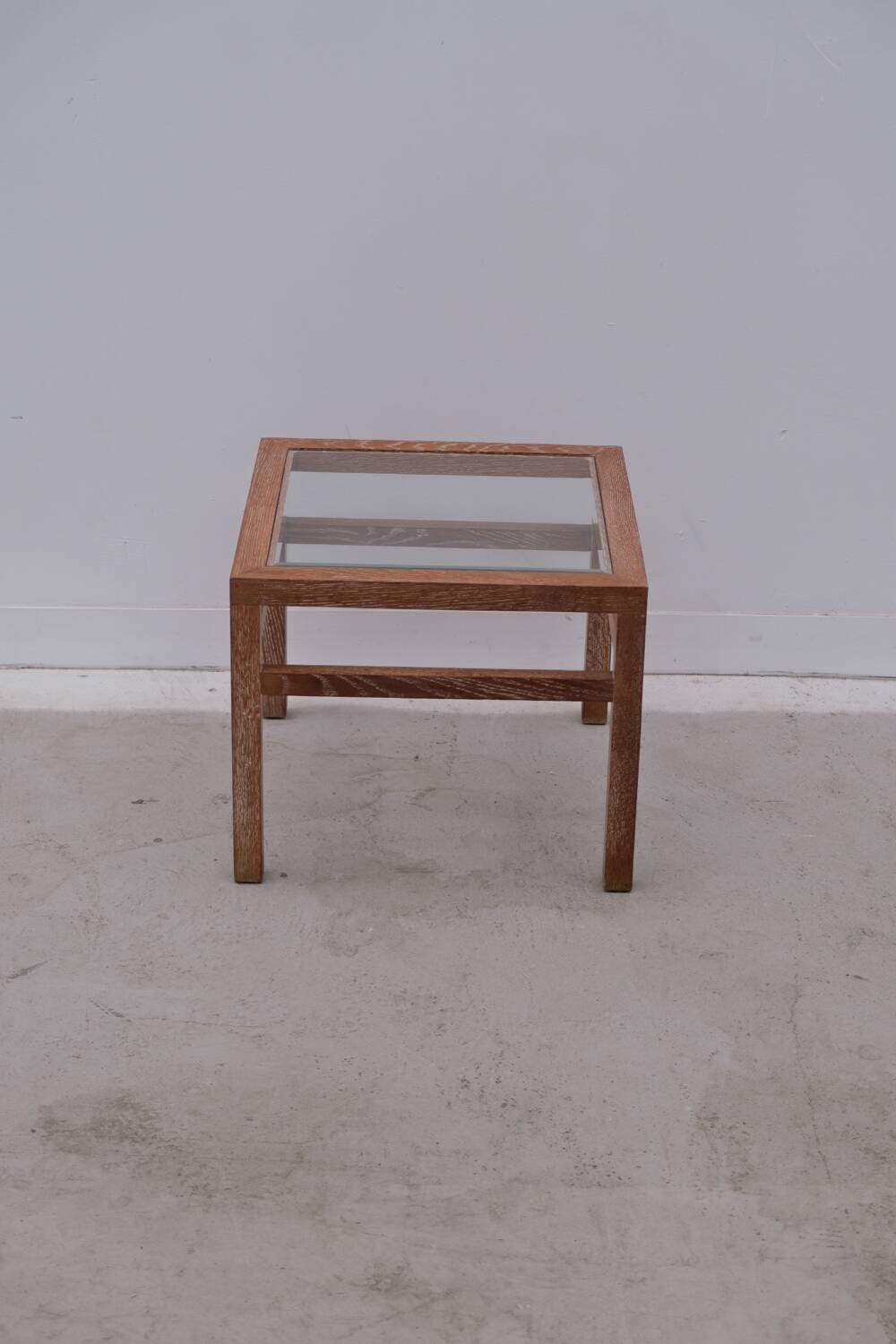 Solid oak coffee table, 1980