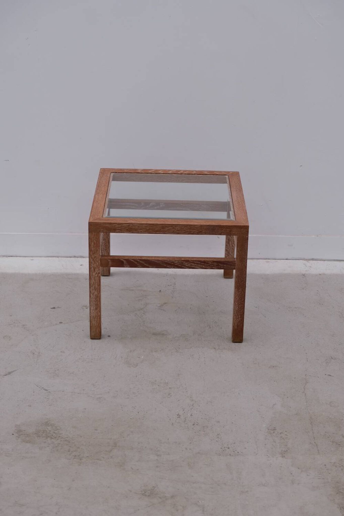 Solid oak coffee table, 1980