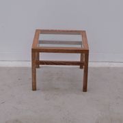 Solid oak coffee table, 1980