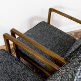 Pair of 04-B armchairs by Bydgoskie Fabryki Mebli 1960s