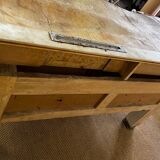 Authentic old butcher's block
