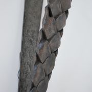 Brutalist Mid-Century Iron Wall Light