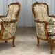 Paire de bergères de style Louis XV
