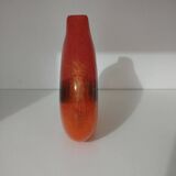 Pair or 2 glass paste vases from the 80s vintage.