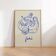 Fig illustration giclee print, 50x70cm