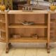 Art Deco modernist oak shelf from the 1940s.