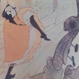 Poster of Jane Avril by Toulouse Lautrec