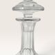 Art Deco whisky carafe in cut and engraved glass