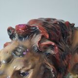 Ancient sculpture of a roaring lion – A. Biacioni Tours, n°108