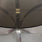 Round panel chrome smoked glass 70 years