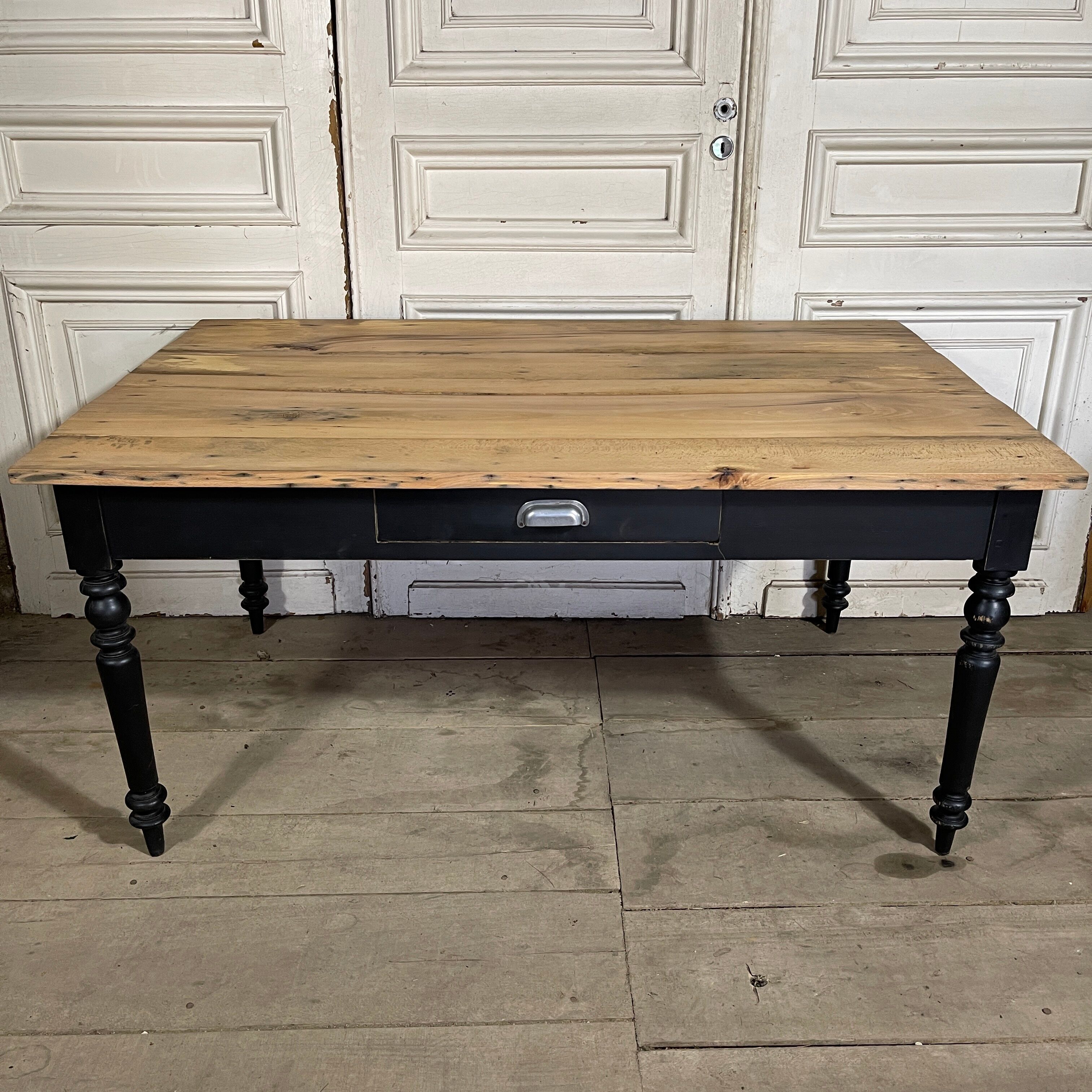 Patinated farmhouse table
