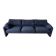 Cassina Maralunga 3-seater sofa, Vico Magistretti, blue