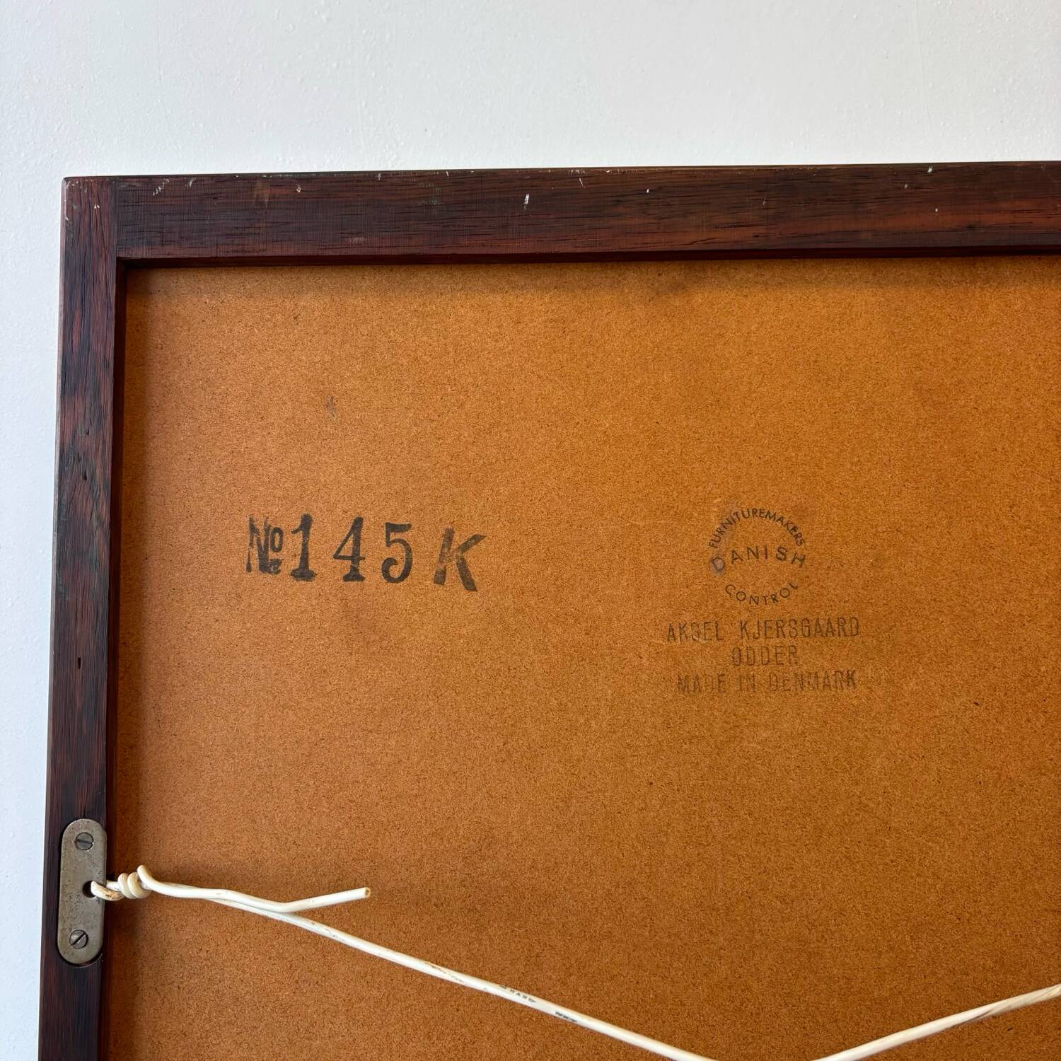 Miroir vintage Aksel Kjersgaard palissandre