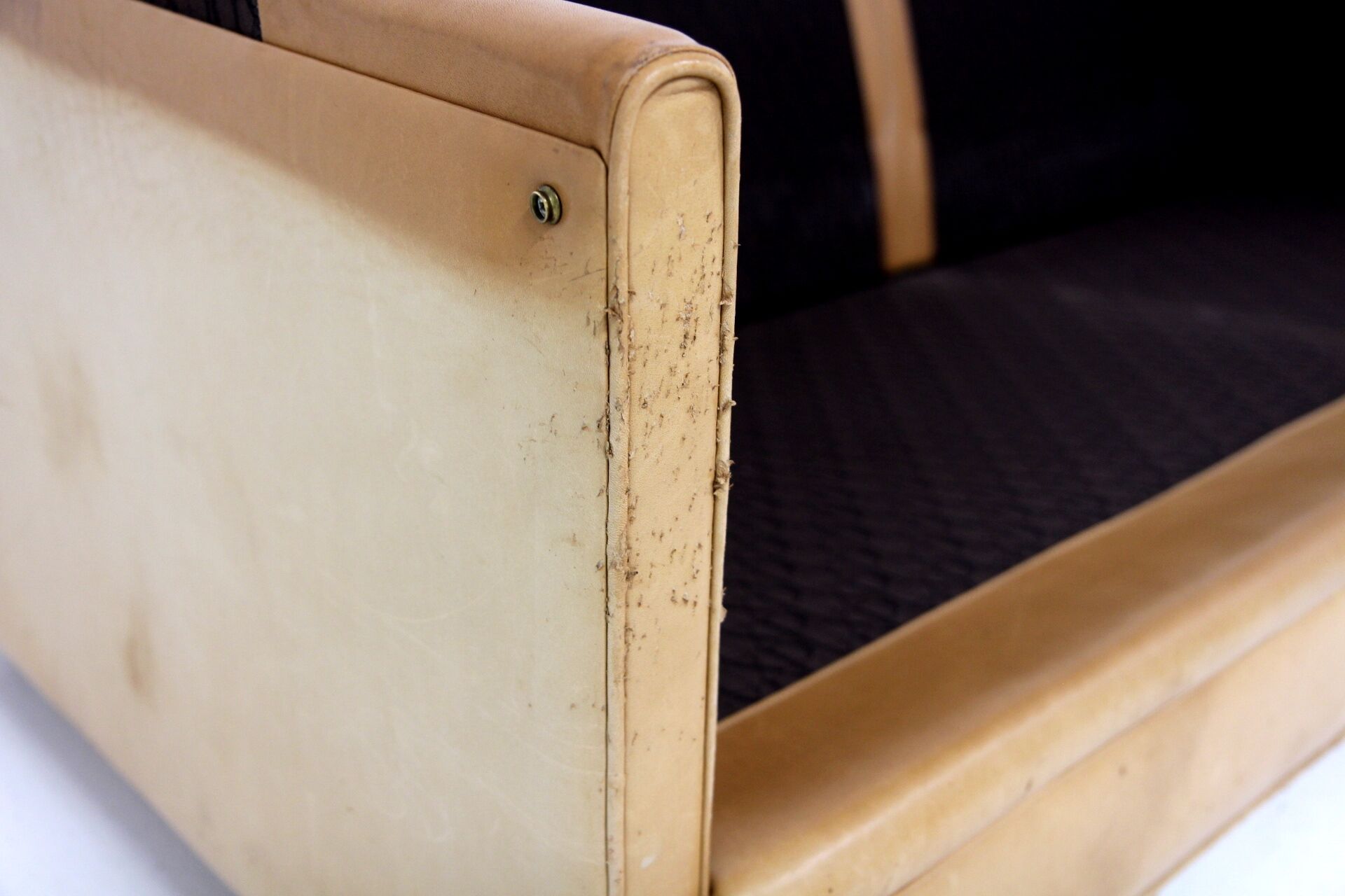 Scandinavian leather sofa "Reton", DUX, Sweden, 1960