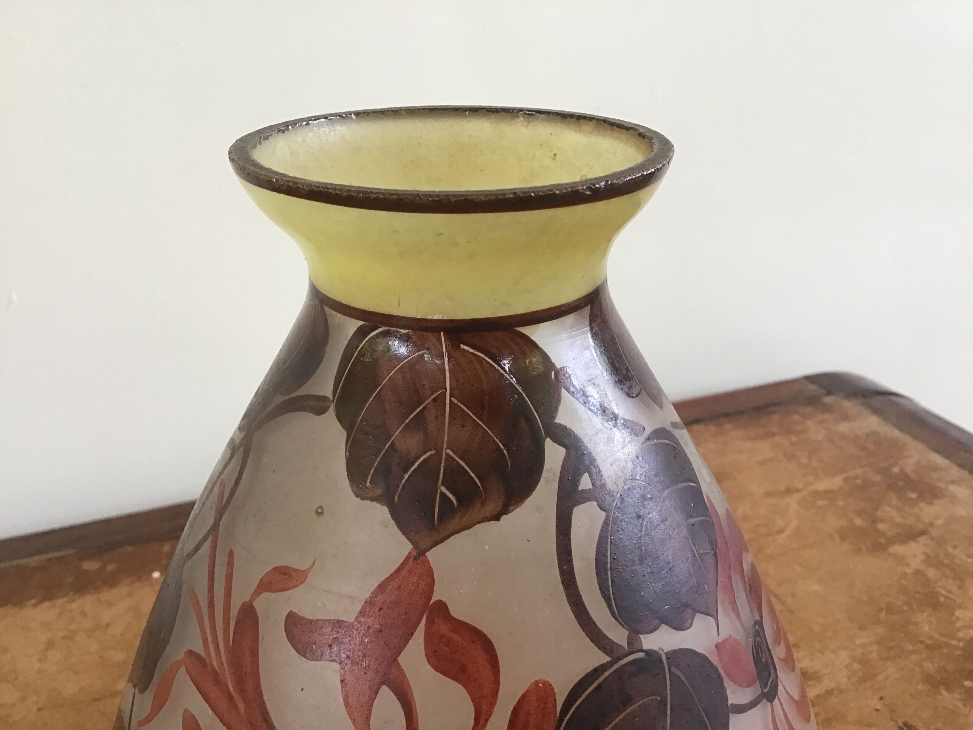 Vase Joma art deco signed