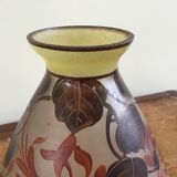 Vase Joma art deco signed