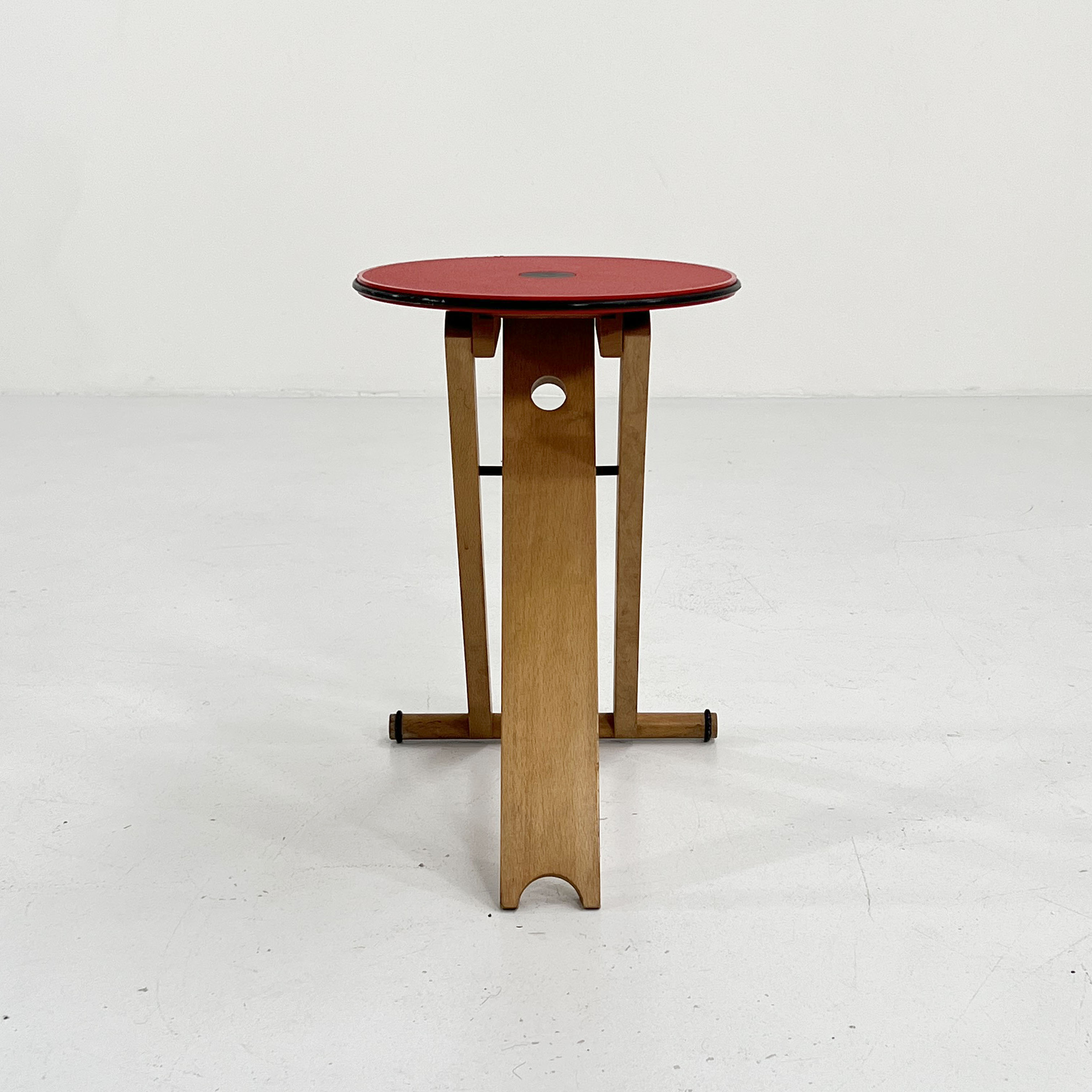 Foldable stool by Enolinea, 1980