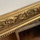 Old mirror louis Philippe gilded carved fireplace