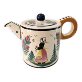 Large teapot Henriot 1950 - HB Quimper Brittany