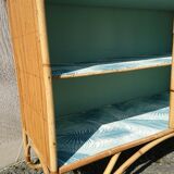 Sideboard 60 years rattan