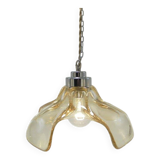 Gold glass pendant light