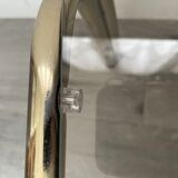 Pull-out tables in vintage smoked glass