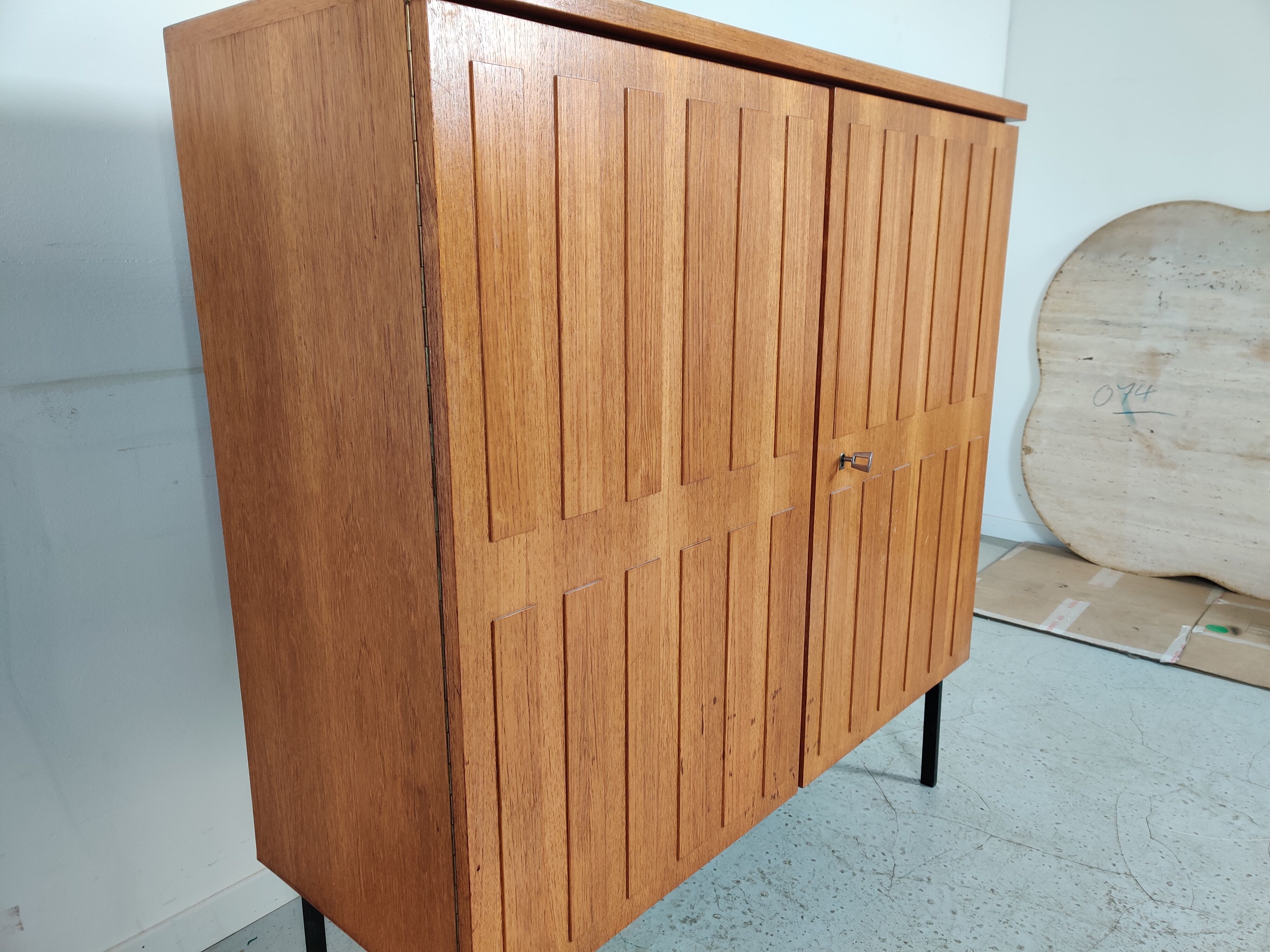 Vintage Scandinavian teak buffet, 60s