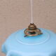 Suspension en opaline bleu ciel
