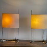 Pair of large "Gala" lamps by Paolo Rizzato, 1970s